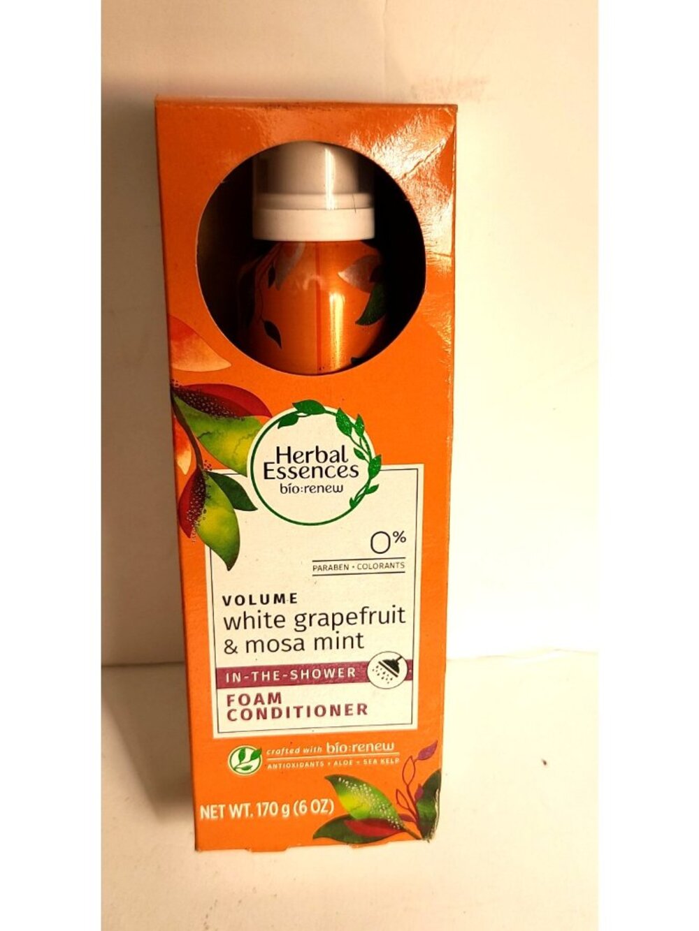 Herbal Essences Bio:Renew White Grapefruit & Mosa Mint Shower Foam Conditioner